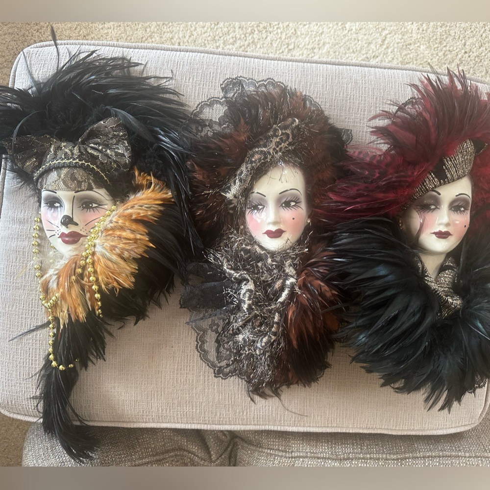 Unique Creations Face Masks - set of 3